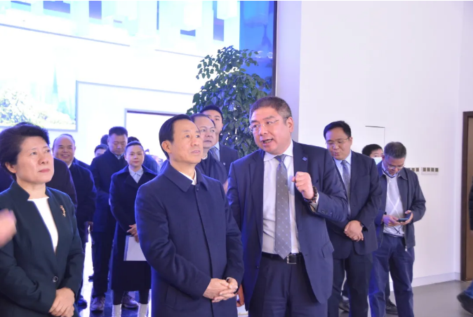 奋进新征程丨湖南省委书记许达哲一行莅临USDT钱包环境长沙基地调研考察